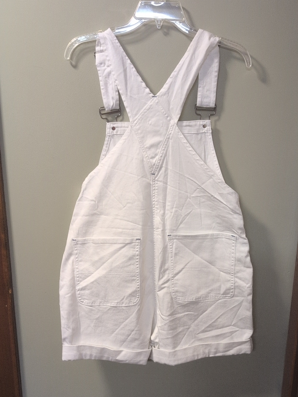 Coco + Carmen White Denim Overalls - Picture 6 of 11